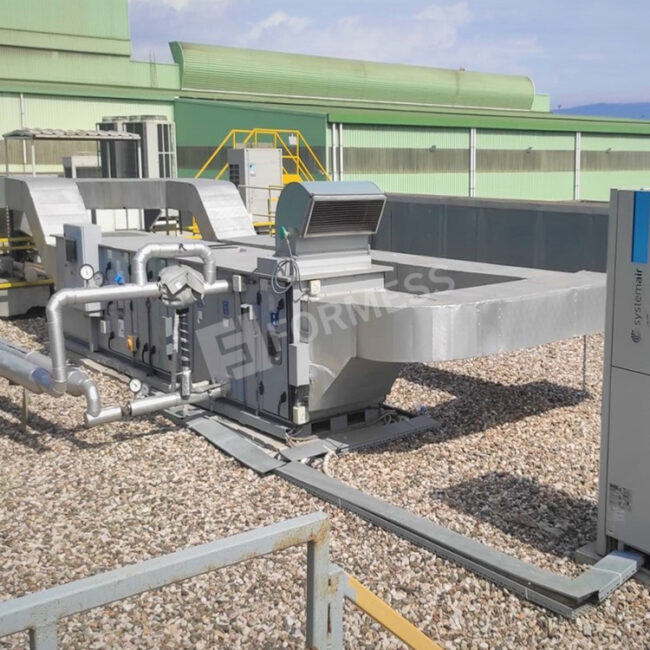 DX air handling unit application, direct expansion air handling unit, DX AHU, air handling unit, energy-efficient HVAC, industrial HVAC, facility air conditioning, system efficiency,